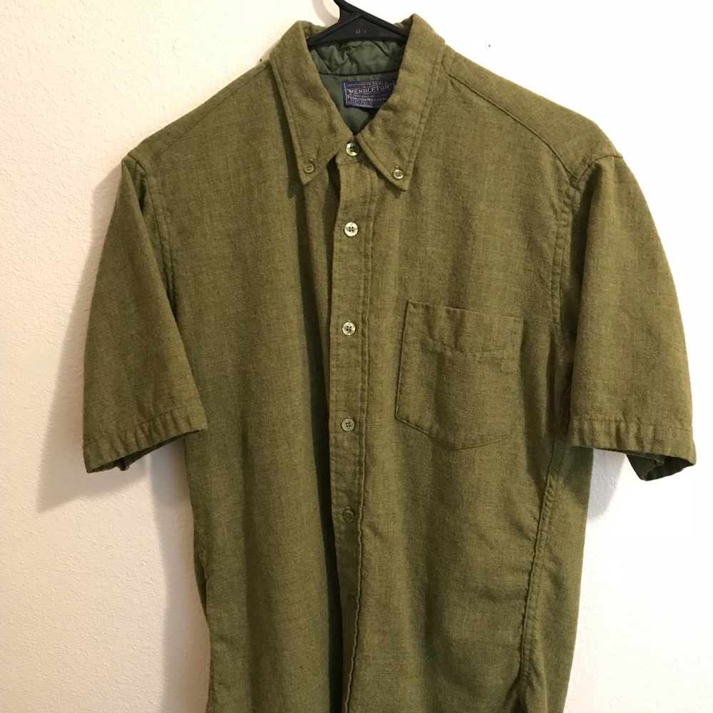 Men’s Medium Pendleton Wool Button Shirt